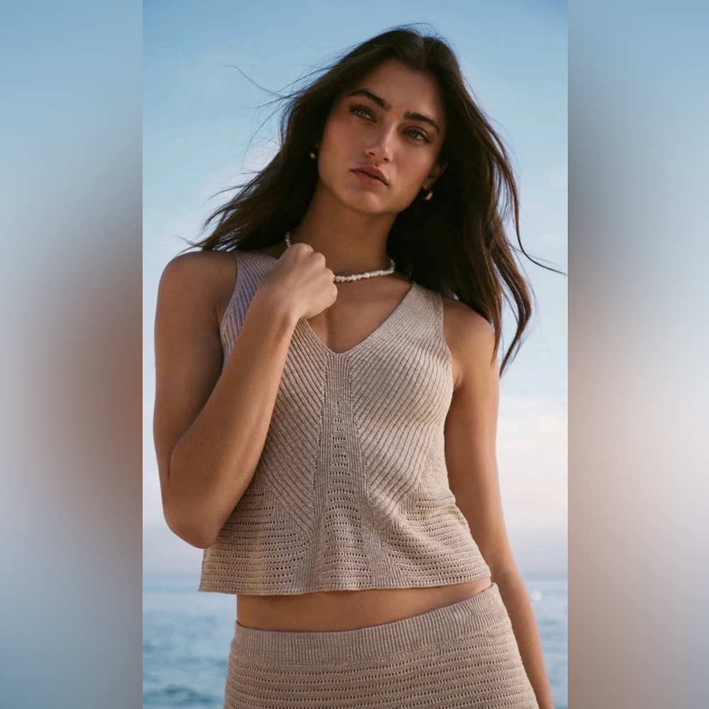 Z Supply Santorini cropped knit tank